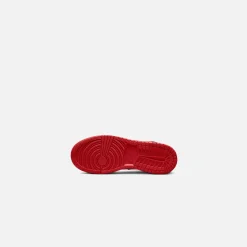 Cheap Jordan Nike Grade School Air1 Mid Black / Fire Red / White