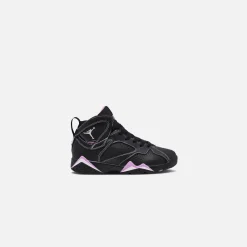 Fashion Jordan Nike Grade School Air7 Retro Black / Purple / Fuschia