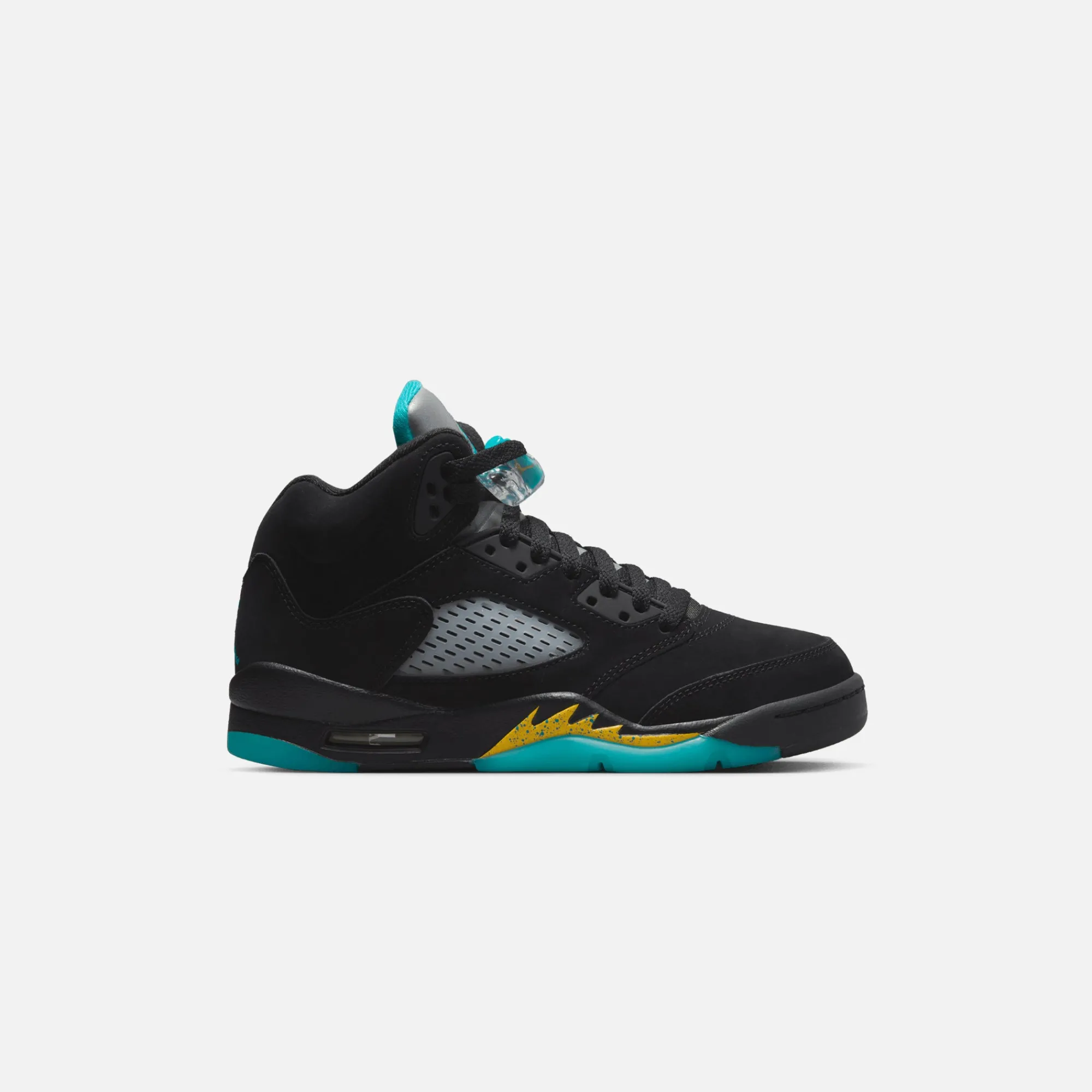Flash Sale Jordan Nike Grade School Air5 Retro Black / Aquatone / Taxi