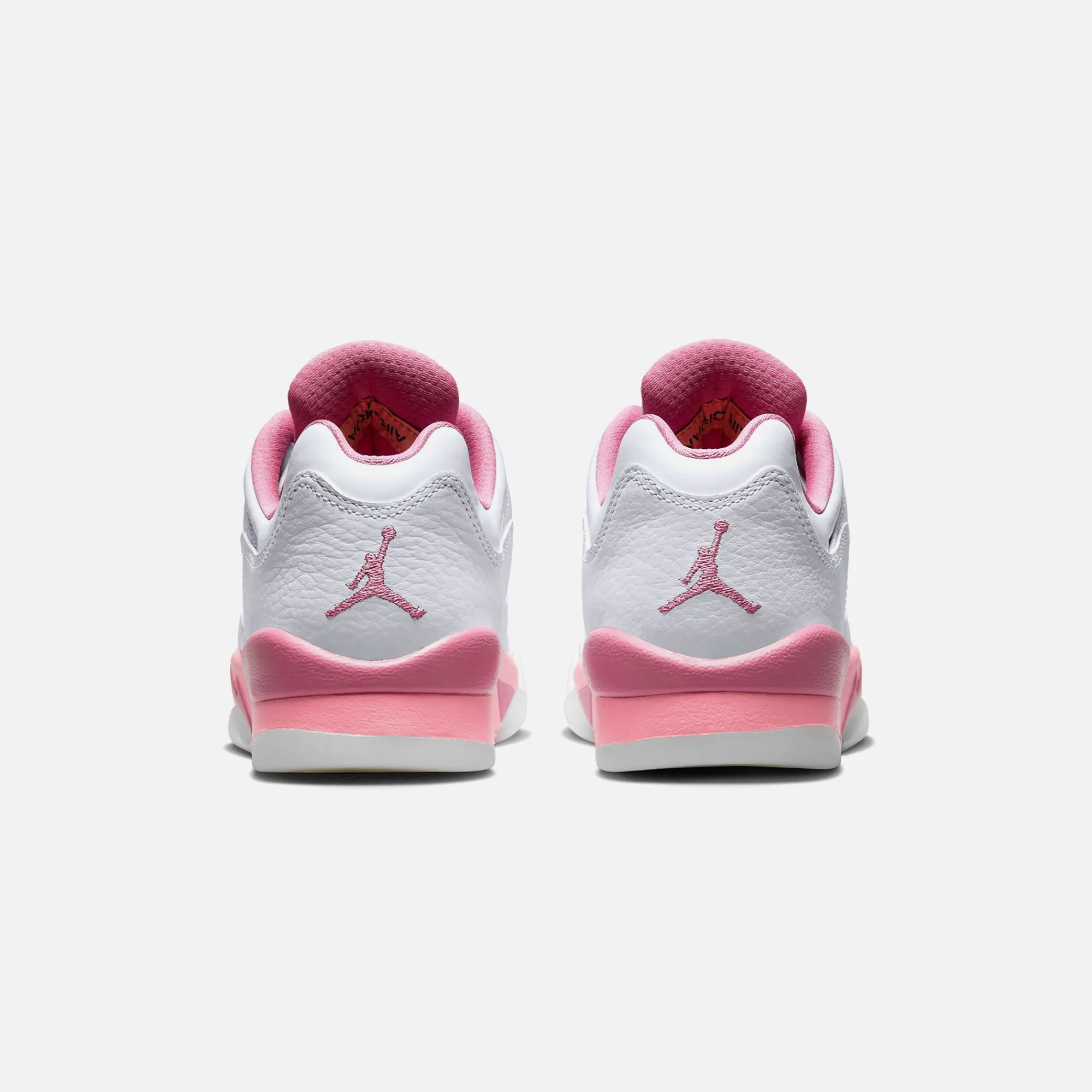 Flash Sale Jordan Nike Grade School Air5 Retro Low White / Coral Chalk / Desert Berry / Black