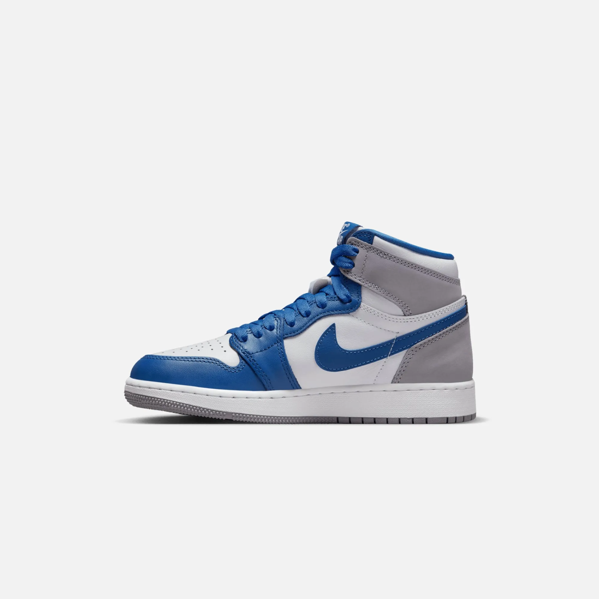 Shop Jordan Nike Grade School1 Retro High Og True Blue / White / Cement Grey