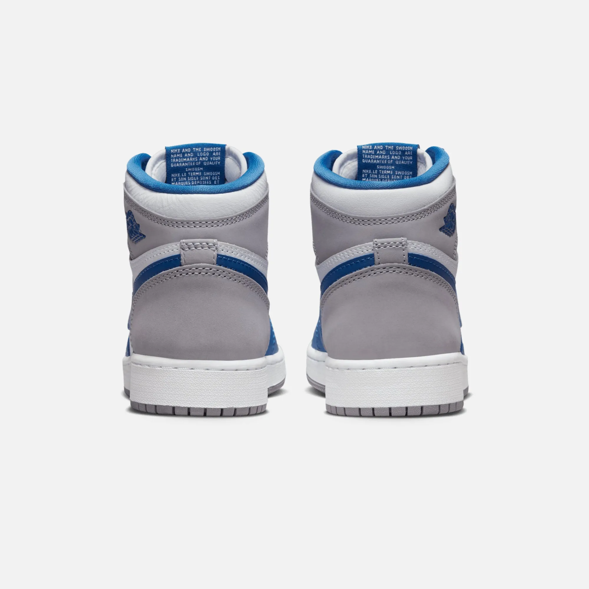 Shop Jordan Nike Grade School1 Retro High Og True Blue / White / Cement Grey