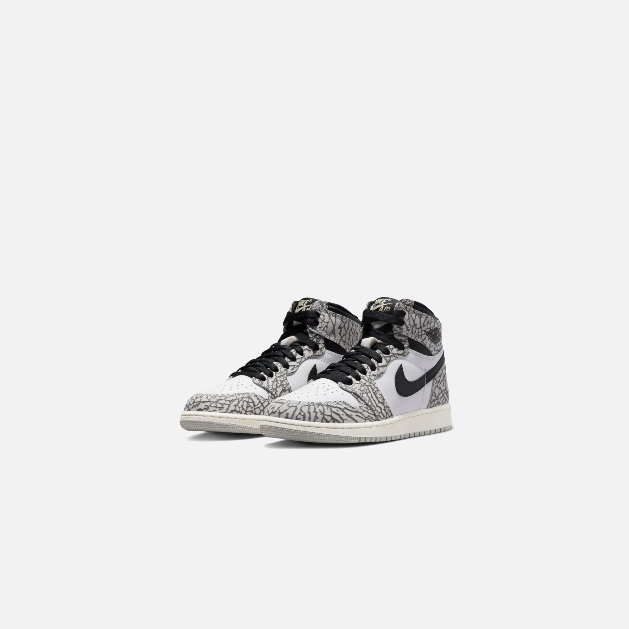 Outlet Jordan Nike Gs Air1 Retro High Og Tech Grey / Muslin / Black