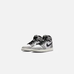 Cheap Jordan Nike Gs Air1 Retro High Og Tech Grey / Muslin / Black