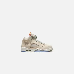 Store Jordan Nike Gs Air5 Se Light Orewood Brown / Safety Orange