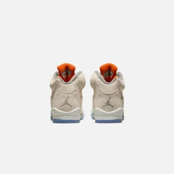 Store Jordan Nike Gs Air5 Se Light Orewood Brown / Safety Orange