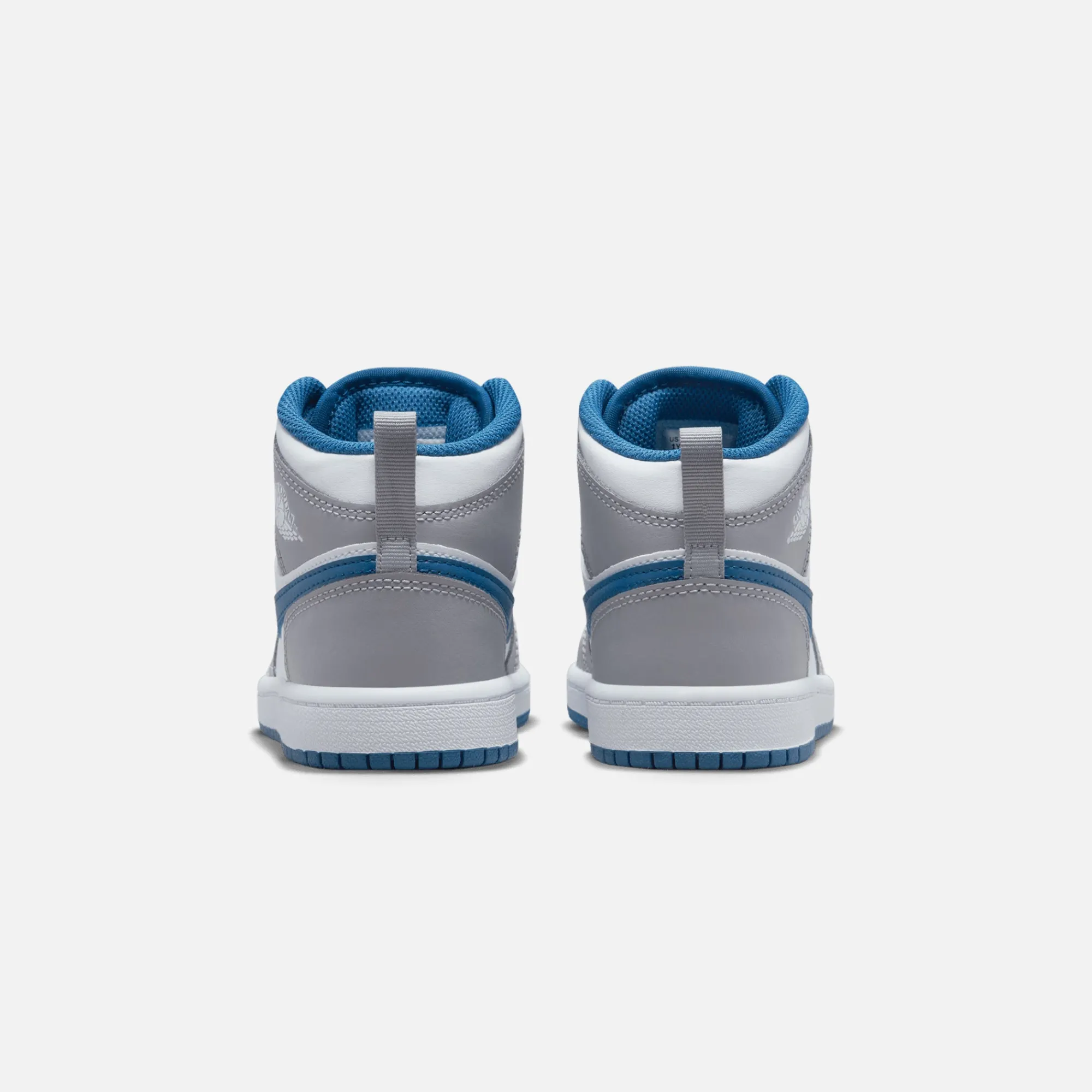 Best Sale Jordan Nike Pre-School Air1 Mid Cement Grey / White / True Blue