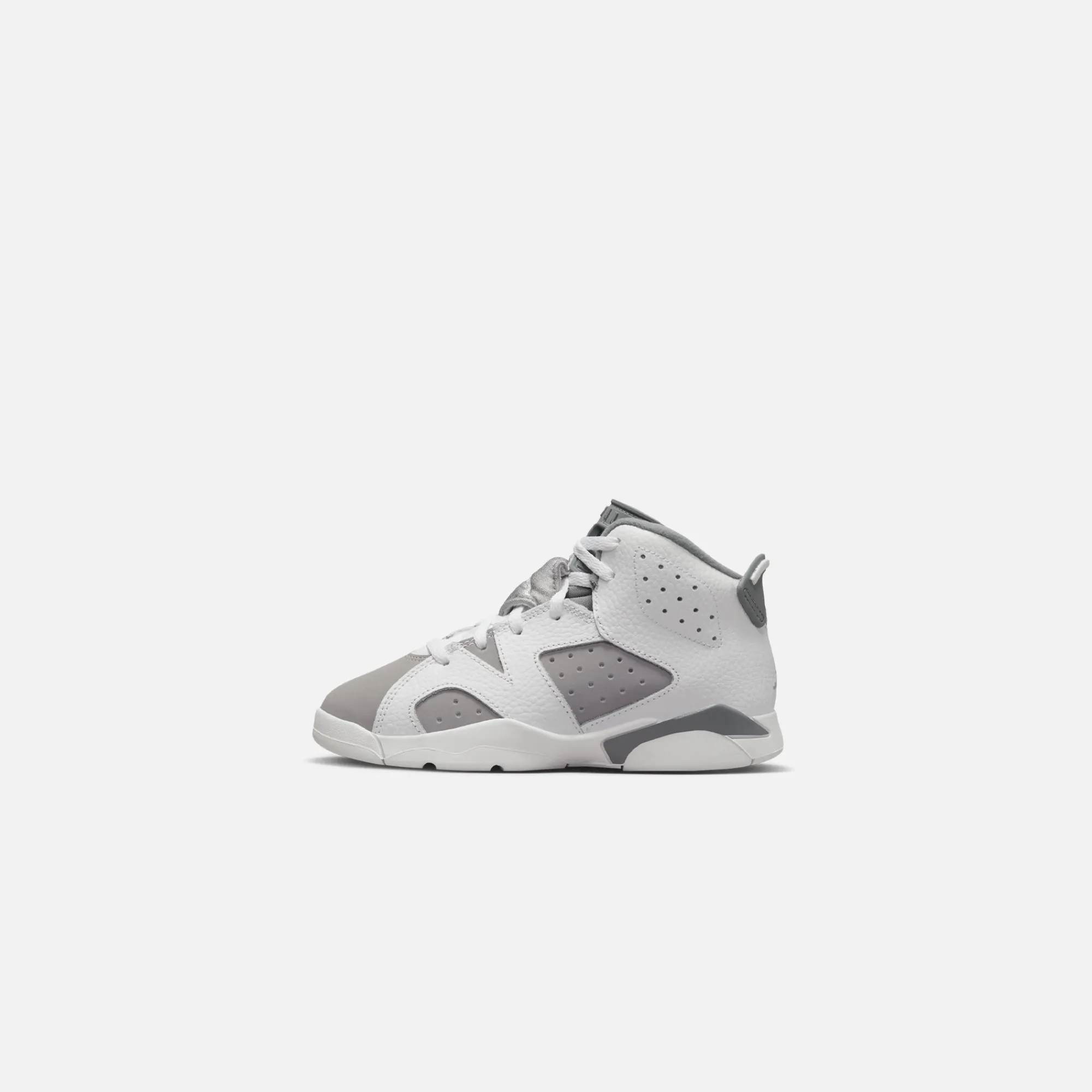 Discount Jordan Nike Pre-School Air6 Retro White / Medium Grey / Cool Grey