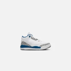 Best Sale Jordan Nike Pre-School Air3 Retro White / Metallic Copper / True Blue