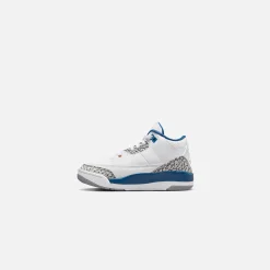 Best Sale Jordan Nike Pre-School Air3 Retro White / Metallic Copper / True Blue