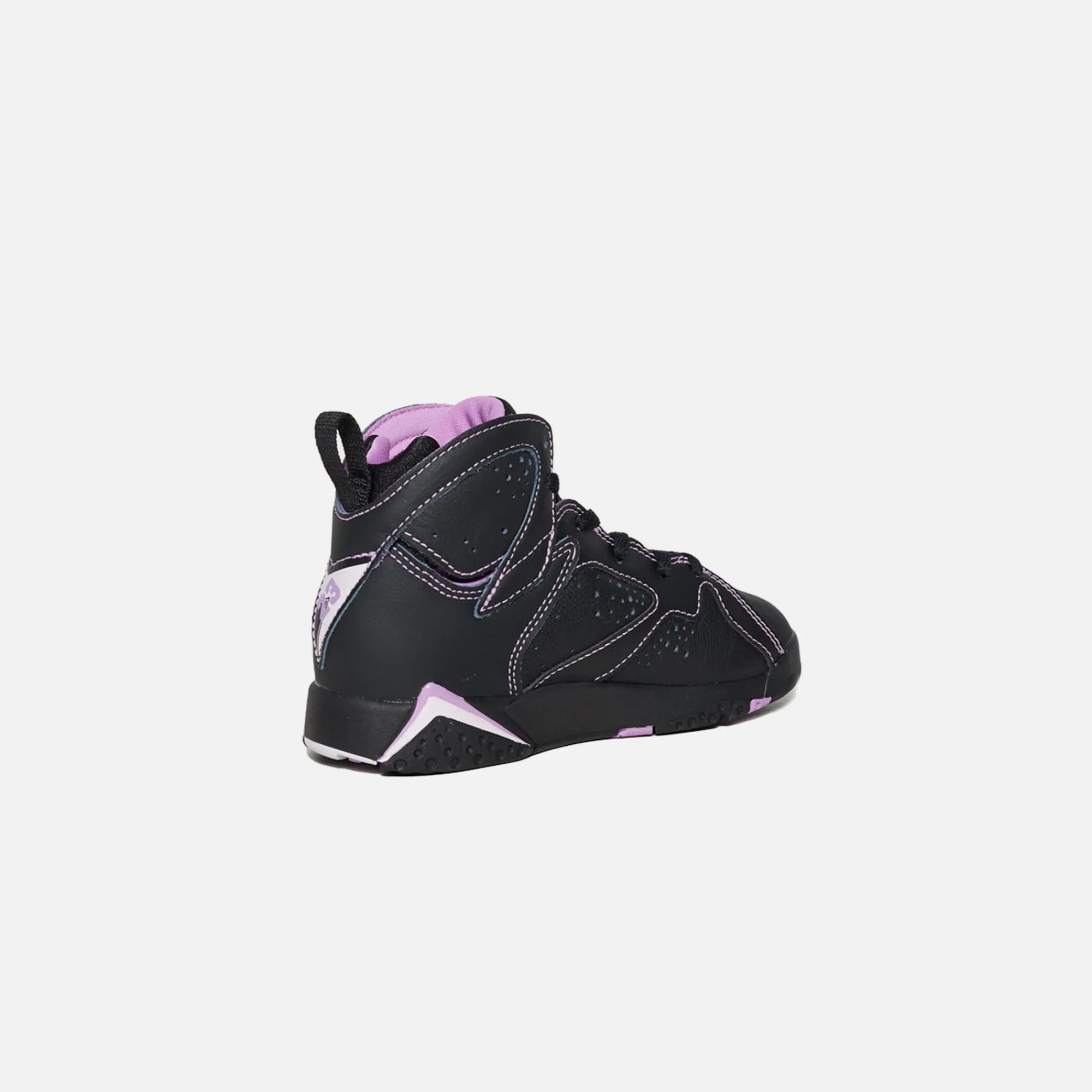 Flash Sale Jordan Nike Pre-School Air7 Retro Black / Purple / Fuschia