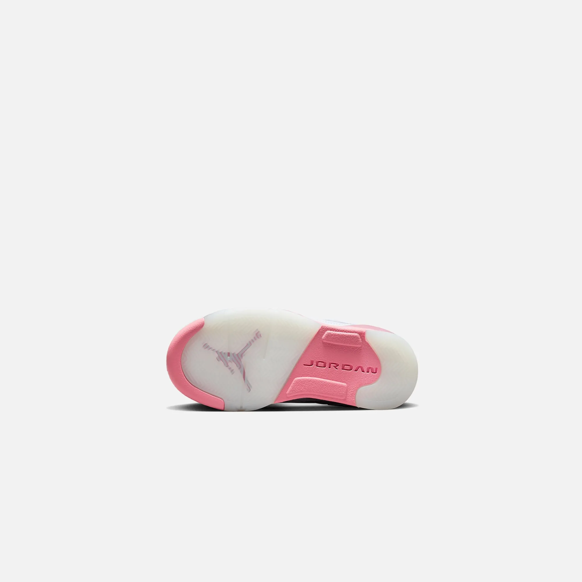 Clearance Jordan Nike Pre-School Air5 Retro Low White / Coral Chalk / Desert Berry / Black