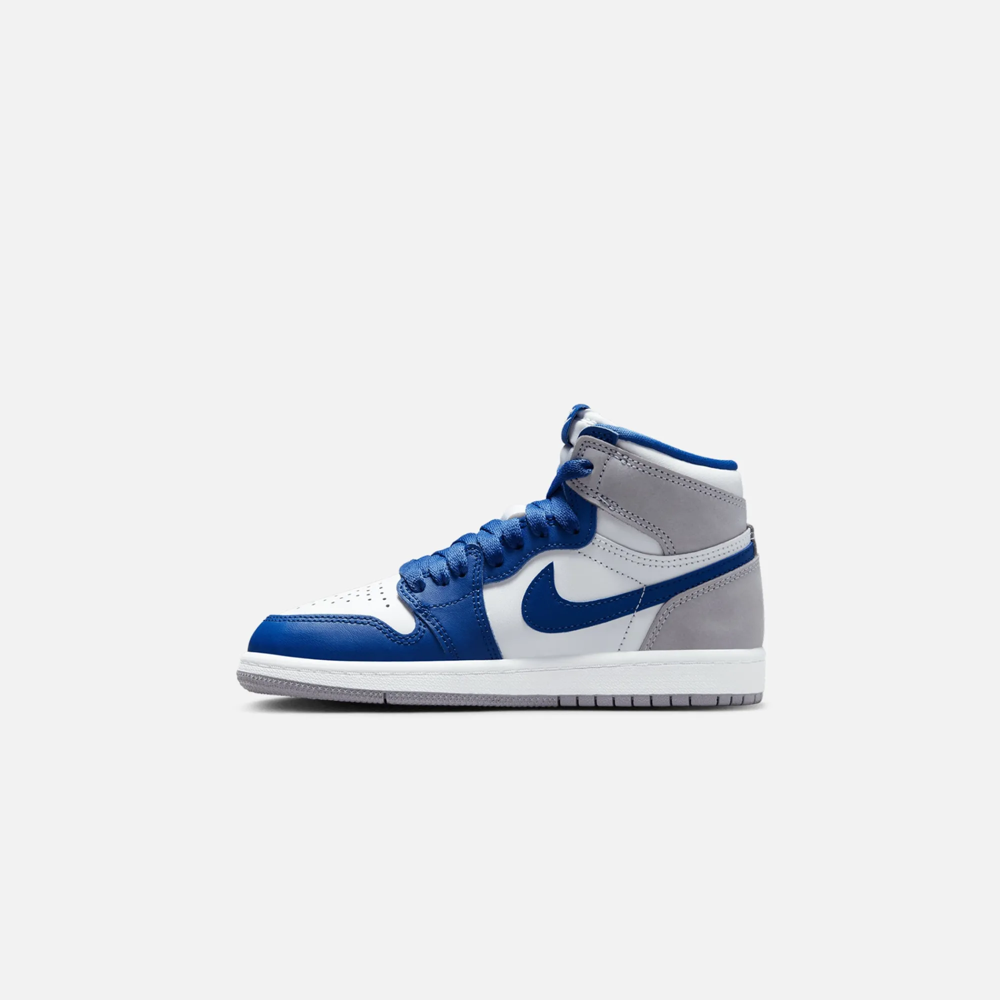 Hot Jordan Nike Pre-School1 Retro High Og True Blue / White / Cement Grey