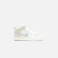 Hot Jordan Nike Ps Air1 Mid Se Craft White / Light Orewood Brown / Tech Grey / Sail