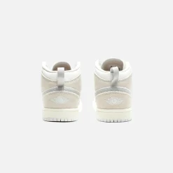Hot Jordan Nike Ps Air1 Mid Se Craft White / Light Orewood Brown / Tech Grey / Sail