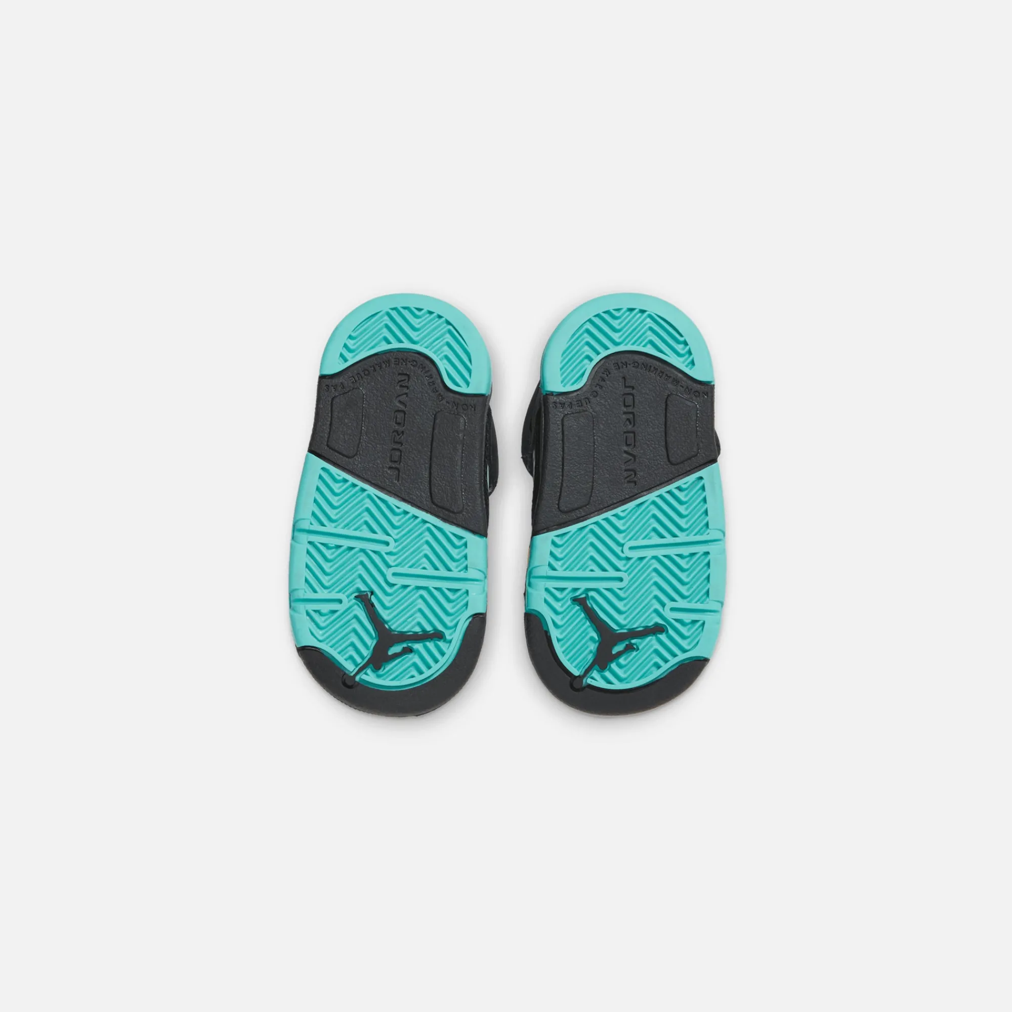 Best Jordan Nike Toddler Air5 Retro Black / Aquatone / Taxi