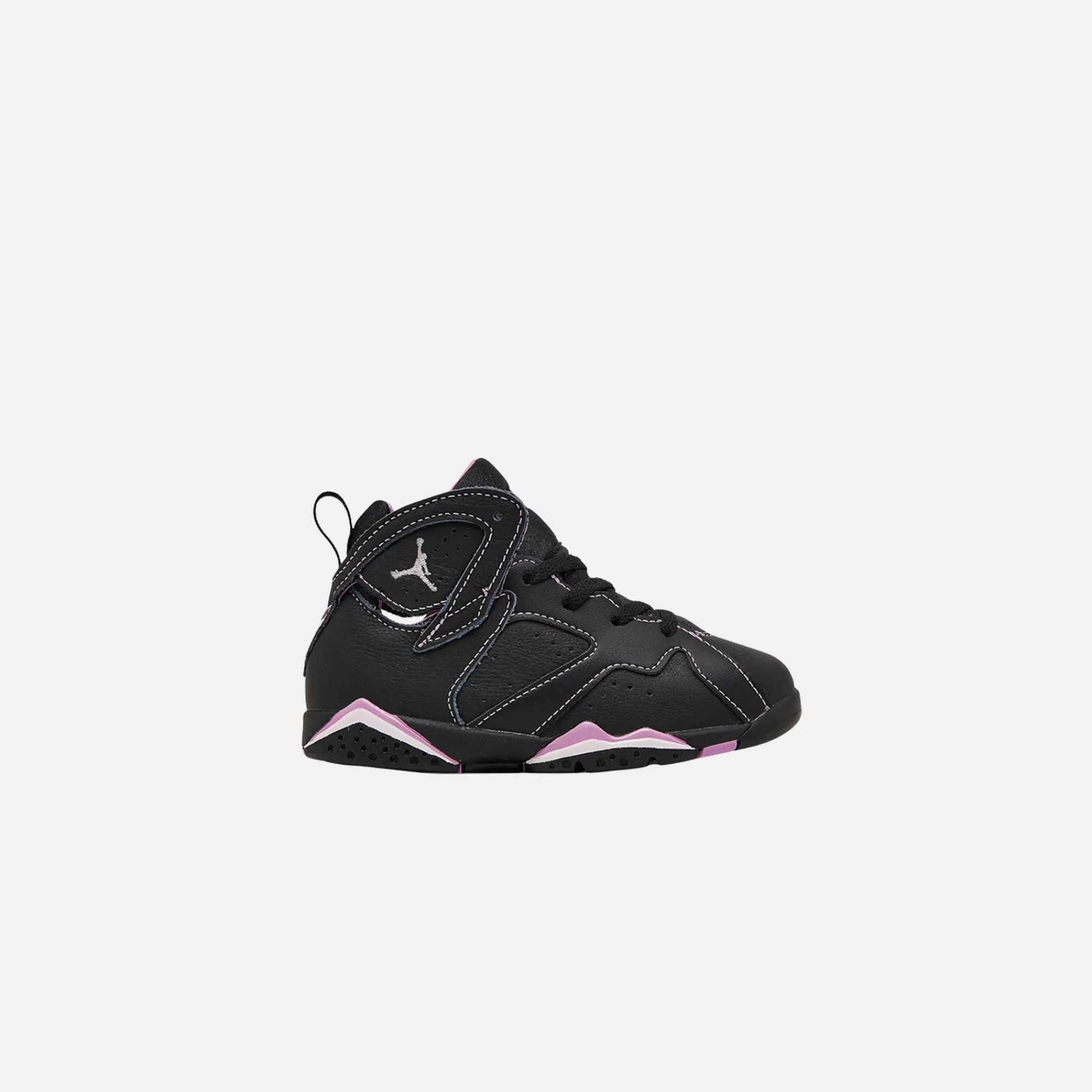 Online Jordan Nike Toddler Air7 Retro Black / Purple / Fuschia