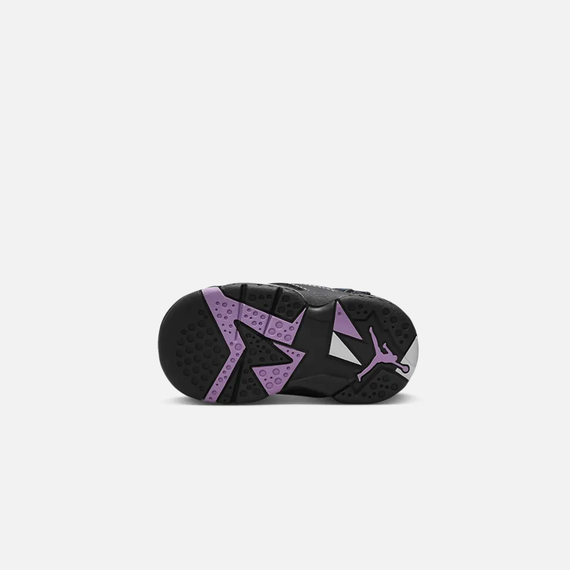 Online Jordan Nike Toddler Air7 Retro Black / Purple / Fuschia