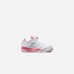 Sale Jordan Nike Toddler Air5 Retro Low White / Coral Chalk / Desert Berry / Black