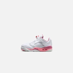 Sale Jordan Nike Toddler Air5 Retro Low White / Coral Chalk / Desert Berry / Black