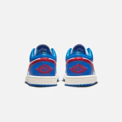New Jordan Nike Wmns Air1 Low Sport Blue / Gym Red / White / Sail