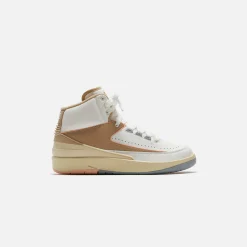 Shop Jordan Nike Wmns Air2 Retro Sail / Desert / Sunset Haze / Muslin