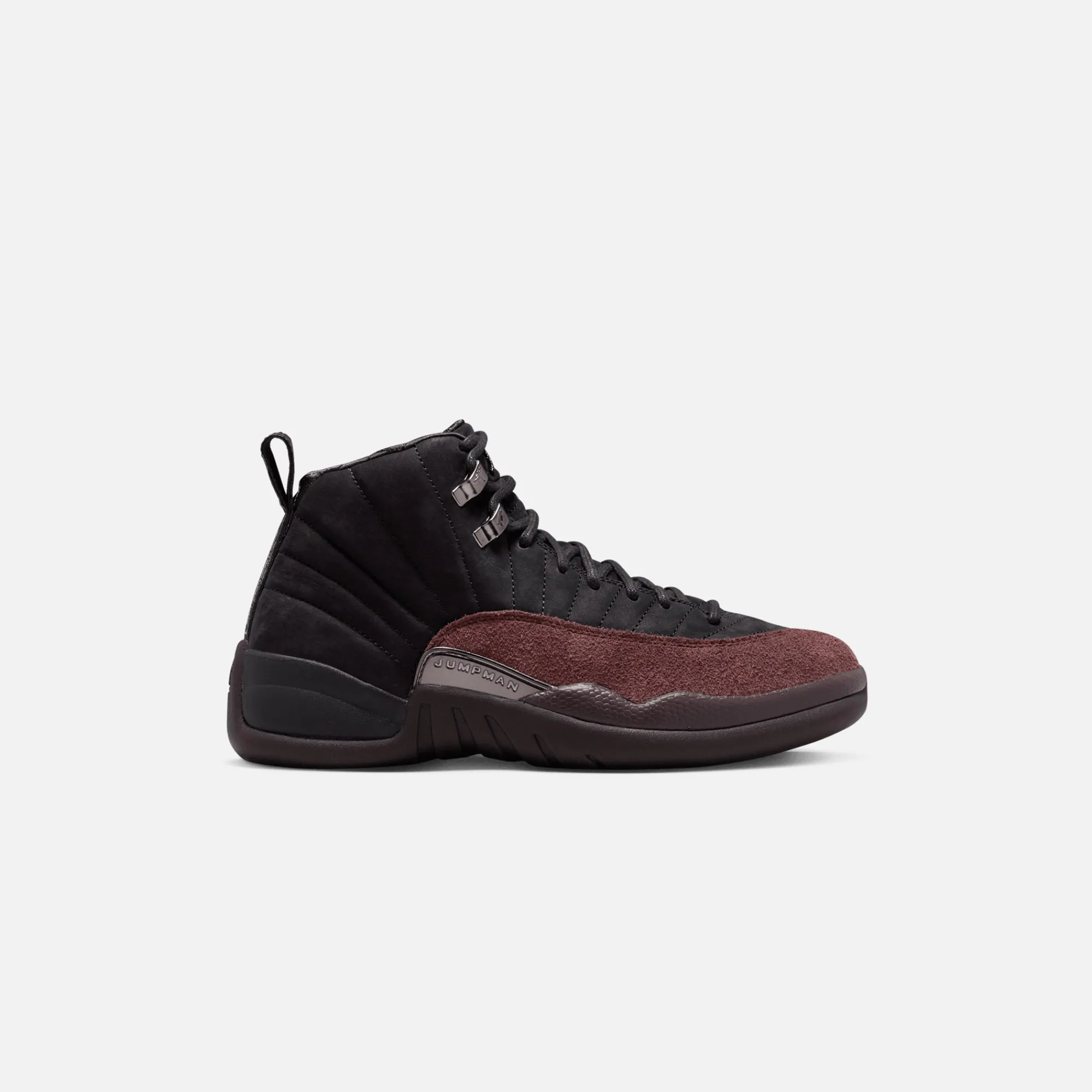 Online Jordan Nike X A Ma Maniere Wmns Air12 Retro Sp Black / Burgundy Crush
