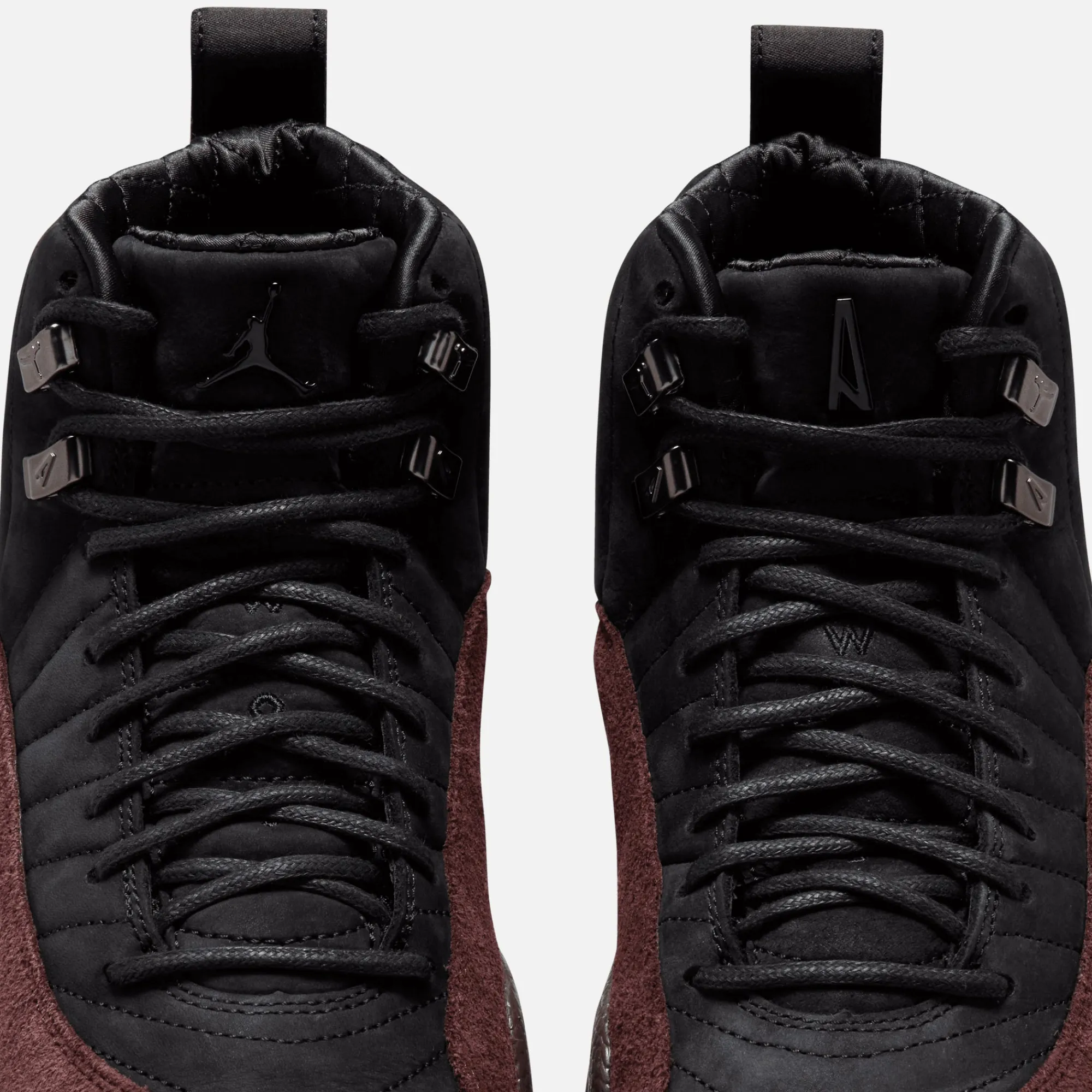 Online Jordan Nike X A Ma Maniere Wmns Air12 Retro Sp Black / Burgundy Crush