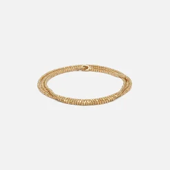 Outlet Maor Noix Triple Wrap Necklace / Bracelet In Yellow Gold