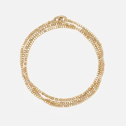 Outlet Maor Noix Triple Wrap Necklace / Bracelet In Yellow Gold