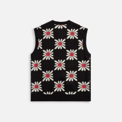 Flash Sale Awake Ny Floral Sweater Vest Black Floral