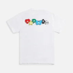 Fashion Awake Ny Printed Charm Logo Tee White