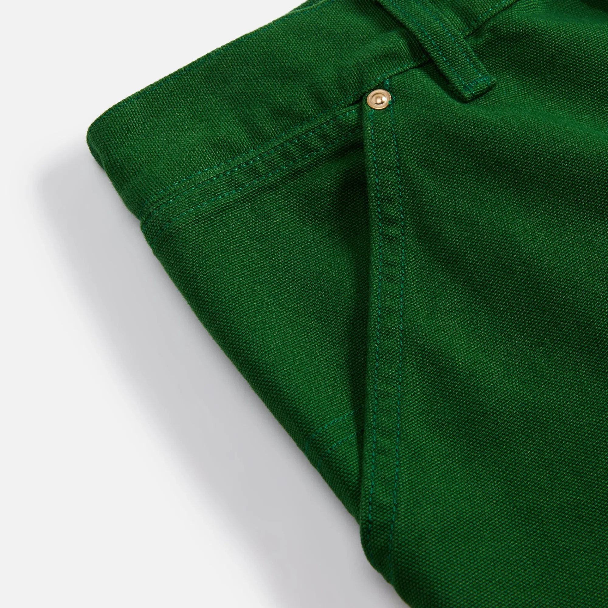 Shop Awake Ny X Carhartt Wip Double Knee Pant Dark Green
