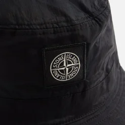 Outlet Stone Island Nylon Metal Bucket Hat Black
