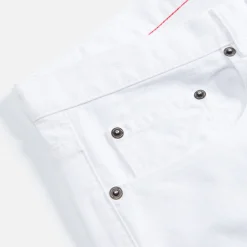 Sale Massimo Alba Oceano Cotton Gabardine Pant Bianco