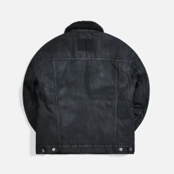 Shop Ksubi Oh G Tainted Borg Jacket Black