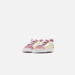 Flash Sale Vans Old Skool Crib Glitter Two Tone Yellow / Pink