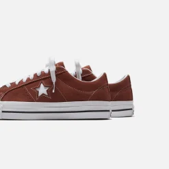 Clearance Converse One Star Pro Red Oak / White / Black