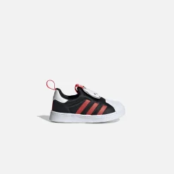 Discount adidas Original Infants Superstar 360 Core Black / Vivid Red / Cloud White