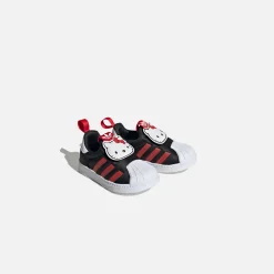 Discount adidas Original Infants Superstar 360 Core Black / Vivid Red / Cloud White