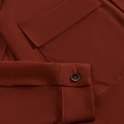 Online Barena Overshirt Nembo Tela Mattone