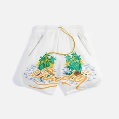 Cheap Rhude Palms Logo Short White