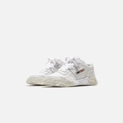 Discount Mihara Yasuhiro Parker Leather Low Top White