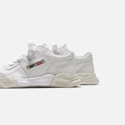 Discount Mihara Yasuhiro Parker Leather Low Top White