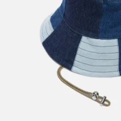 Flash Sale Ambush Patchwork Stoppers Hat Mid Blue
