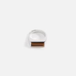 Online Tom Wood Peaky Ring Tiger Eye Silver