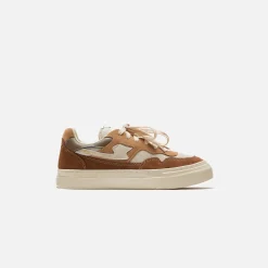 Discount Stepney Workers Club Pearl S-Strike Suede Mix Bark