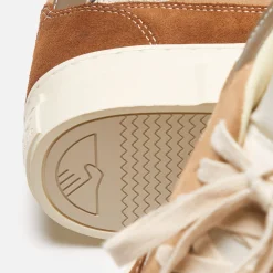 Discount Stepney Workers Club Pearl S-Strike Suede Mix Bark