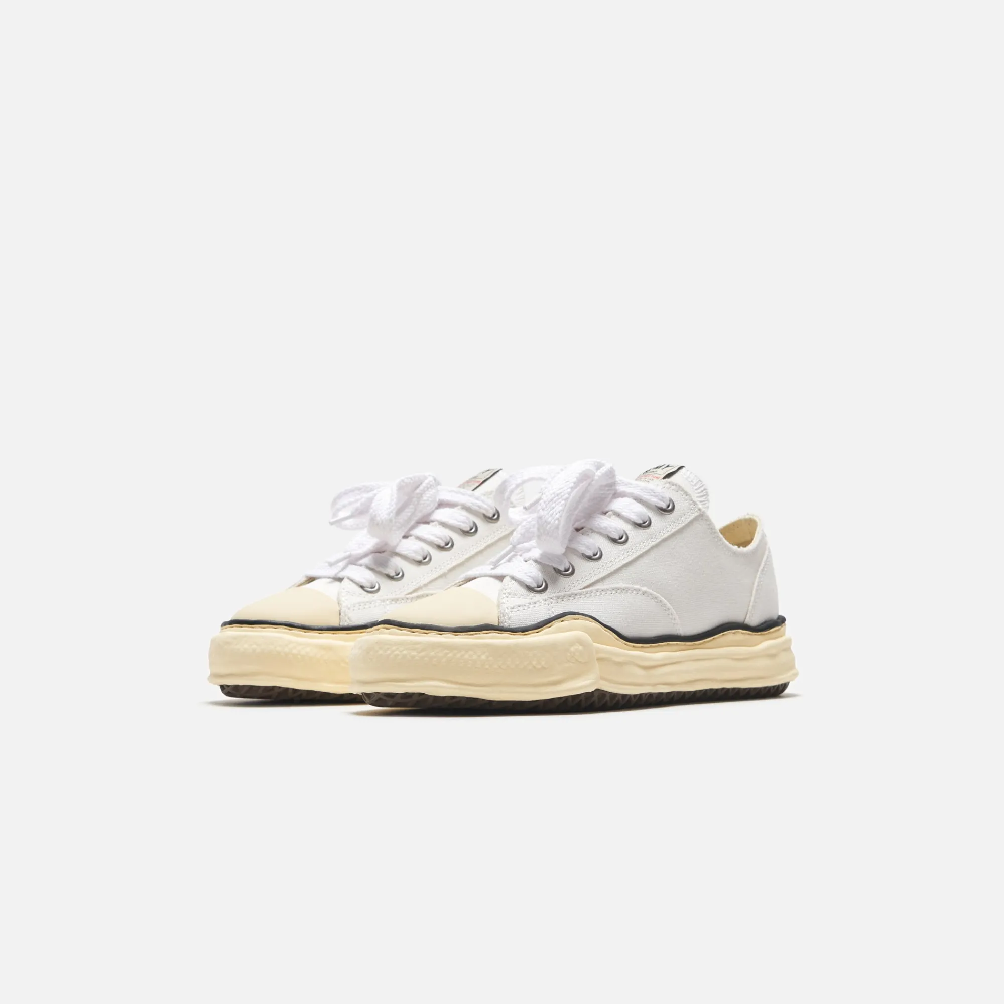 Discount Mihara Yasuhiro Peterson Low Vintage Sole Canvas White