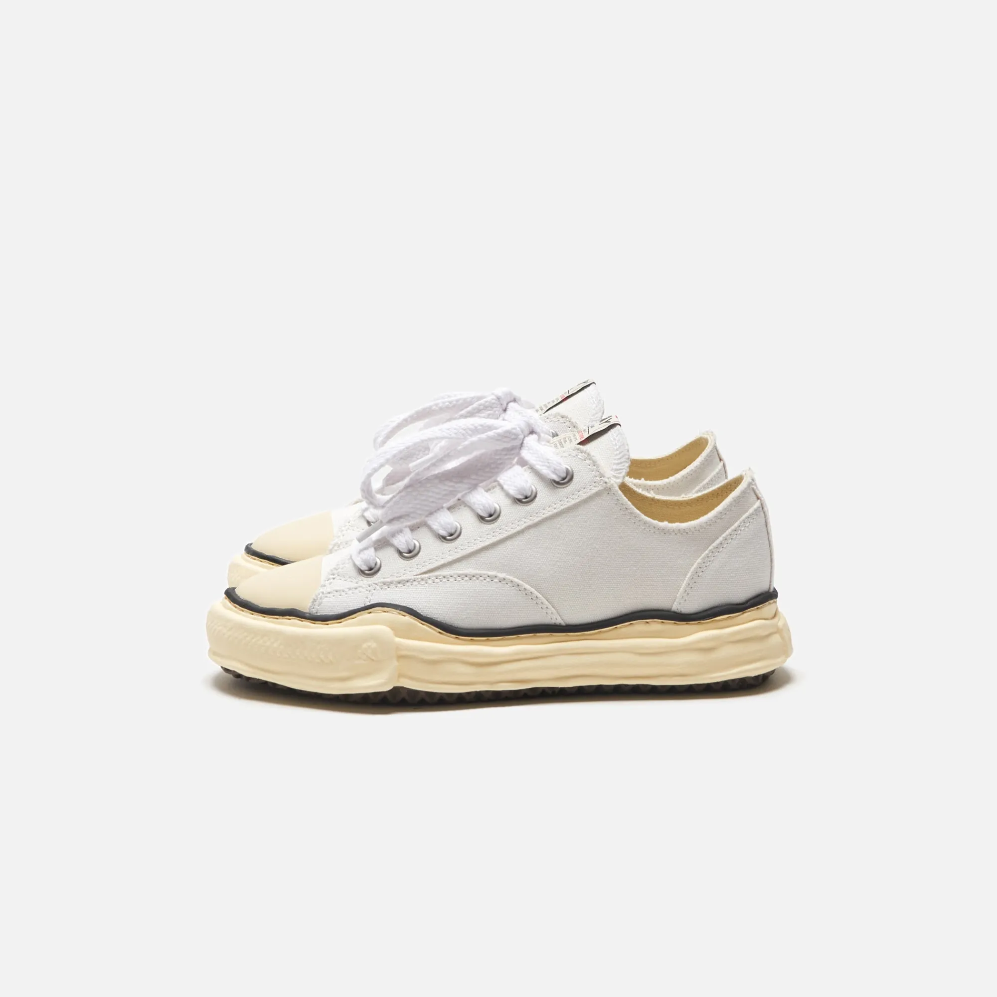 Discount Mihara Yasuhiro Peterson Low Vintage Sole Canvas White